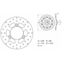 Bromsskiva Oro Brembo