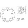 Bromsskiva Oro Brembo Natural – miniatyr 1