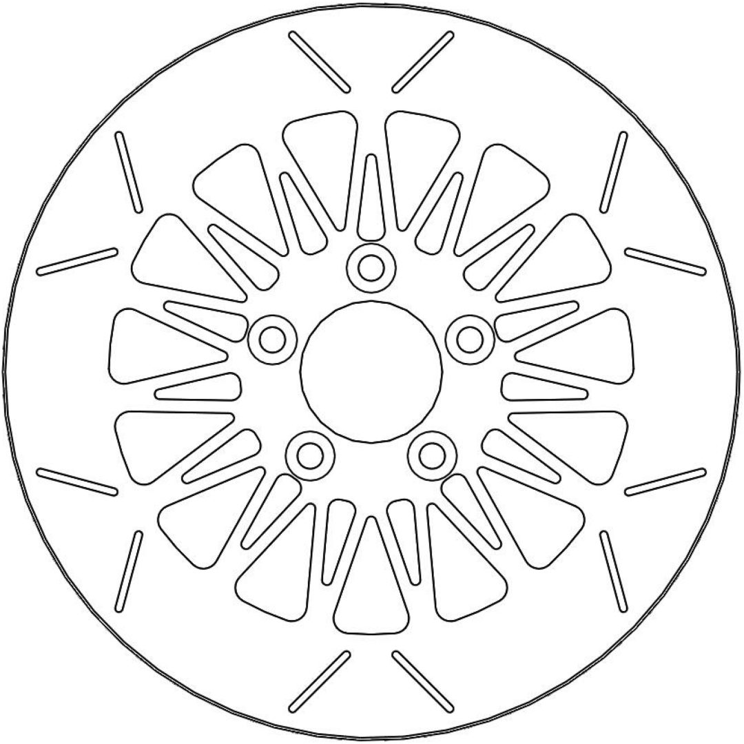 Bromsskiva Rialto MOTO-MASTER 82,3 mm – bild 3