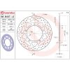 Bromsskiva SERIE ORO PRIME LINE Fast Borrad BREMBO – miniatyr 2