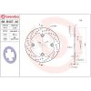 Bromsskiva SERIE ORO PRIME LINE Fast Borrad BREMBO – miniatyr 2