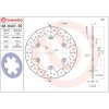 Bromsskiva SERIE ORO PRIME LINE Fast Borrad BREMBO – miniatyr 2