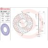 Bromsskiva SERIE ORO PRIME LINE Fast Borrad BREMBO – miniatyr 2