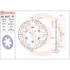 Bromsskiva SERIE ORO PRIME LINE Fast Borrad BREMBO – miniatyr 2