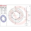 Bromsskiva SERIE ORO PRIME LINE Fast Borrad BREMBO – miniatyr 2