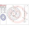 Bromsskiva SERIE ORO PRIME LINE Fast Borrad BREMBO – miniatyr 2