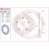Bromsskiva SERIE ORO PRIME LINE Fast Borrad BREMBO – miniatyr 2