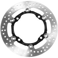Bromsskiva Serie Oro Prime Line Flytande Borrad Rostfri Tvådelad BREMBO