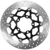 Bromsskiva Serie Oro Prime Line Flytande Borrad Rostfri Tvådelad BREMBO – miniatyr 1