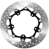 Bromsskiva Serie Oro Prime Line Flytande Borrad Rostfri Tvådelad BREMBO