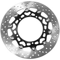 Bromsskiva Serie Oro Prime Line Flytande Borrad Rostfri Tvådelad BREMBO