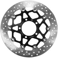 Bromsskiva Serie Oro Prime Line Flytande Borrad Rostfri Tvådelad BREMBO