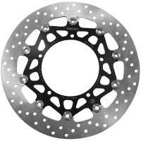 Bromsskiva Serie Oro Prime Line Flytande Borrad Rostfri Tvådelad BREMBO