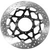 Bromsskiva Serie Oro Prime Line Flytande Borrad Rostfri Tvådelad BREMBO – miniatyr 1