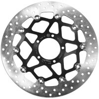 Bromsskiva Serie Oro Prime Line Flytande Borrad Rostfri Tvådelad BREMBO