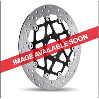 Bromsskiva Serie Oro Prime Line Flytande Borrad Rostfri Tvådelad BREMBO