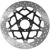 Bromsskiva Serie Oro Prime Line Flytande Borrad Rostfri Tvådelad BREMBO
