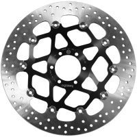 Bromsskiva Serie Oro Prime Line Flytande Borrad Rostfri Tvådelad BREMBO