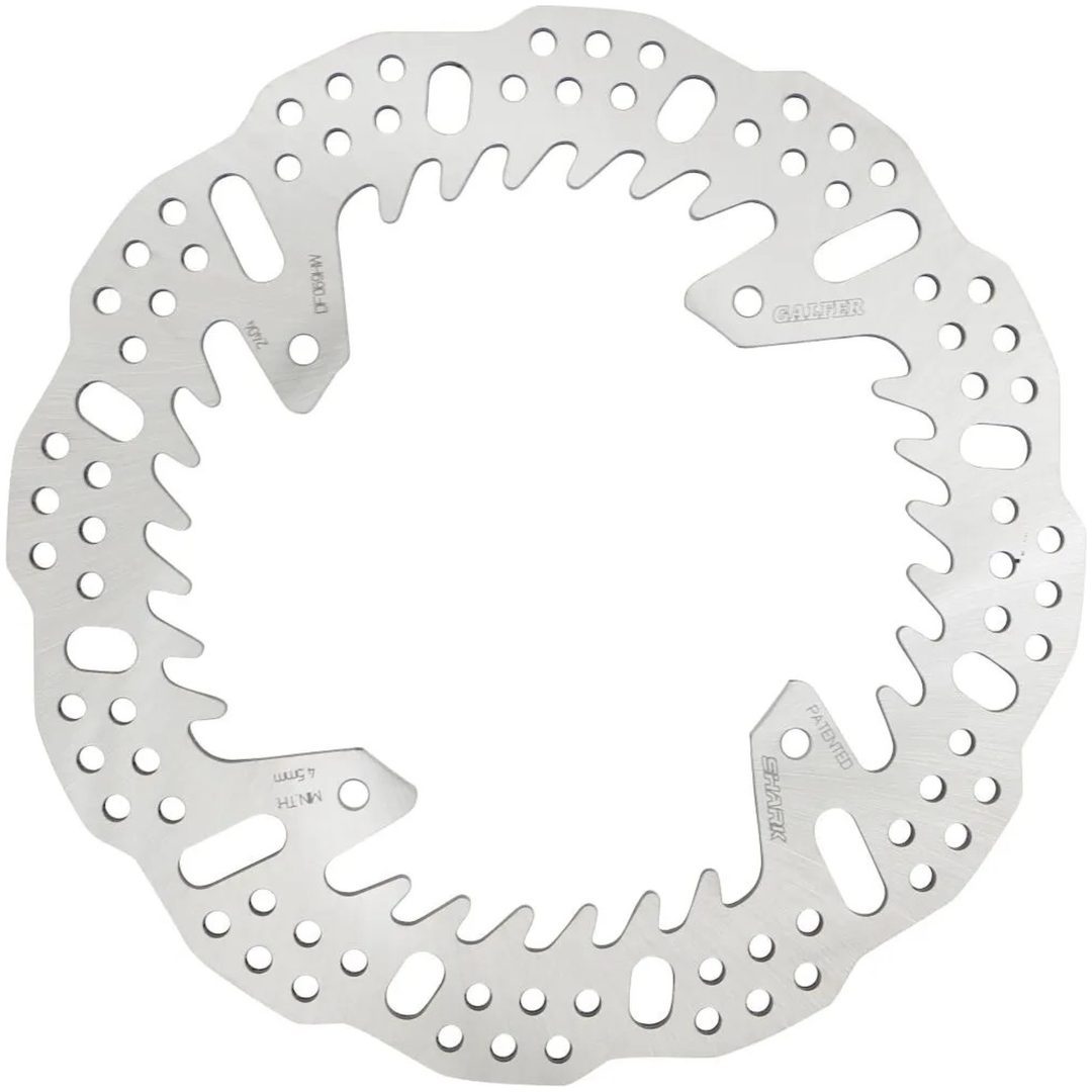 Bromsskiva Shark Fin Silver GALFER