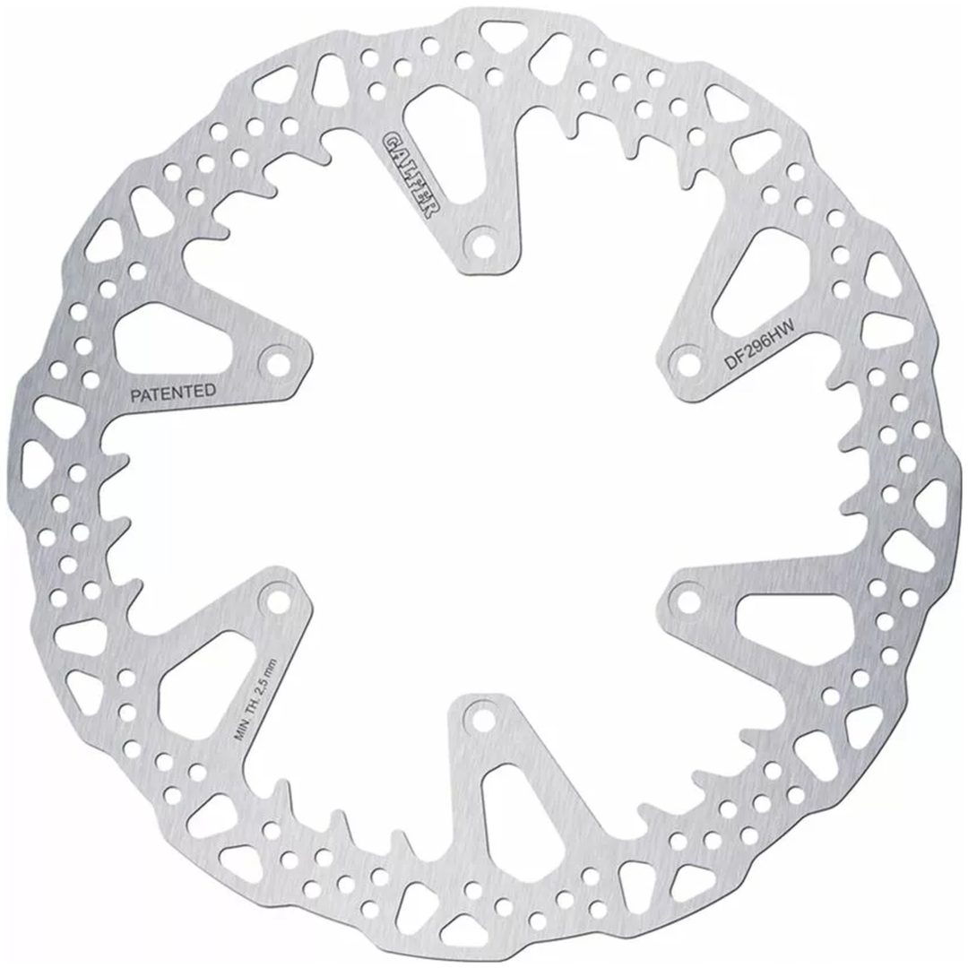 Bromsskiva Shark Fin Silver GALFER