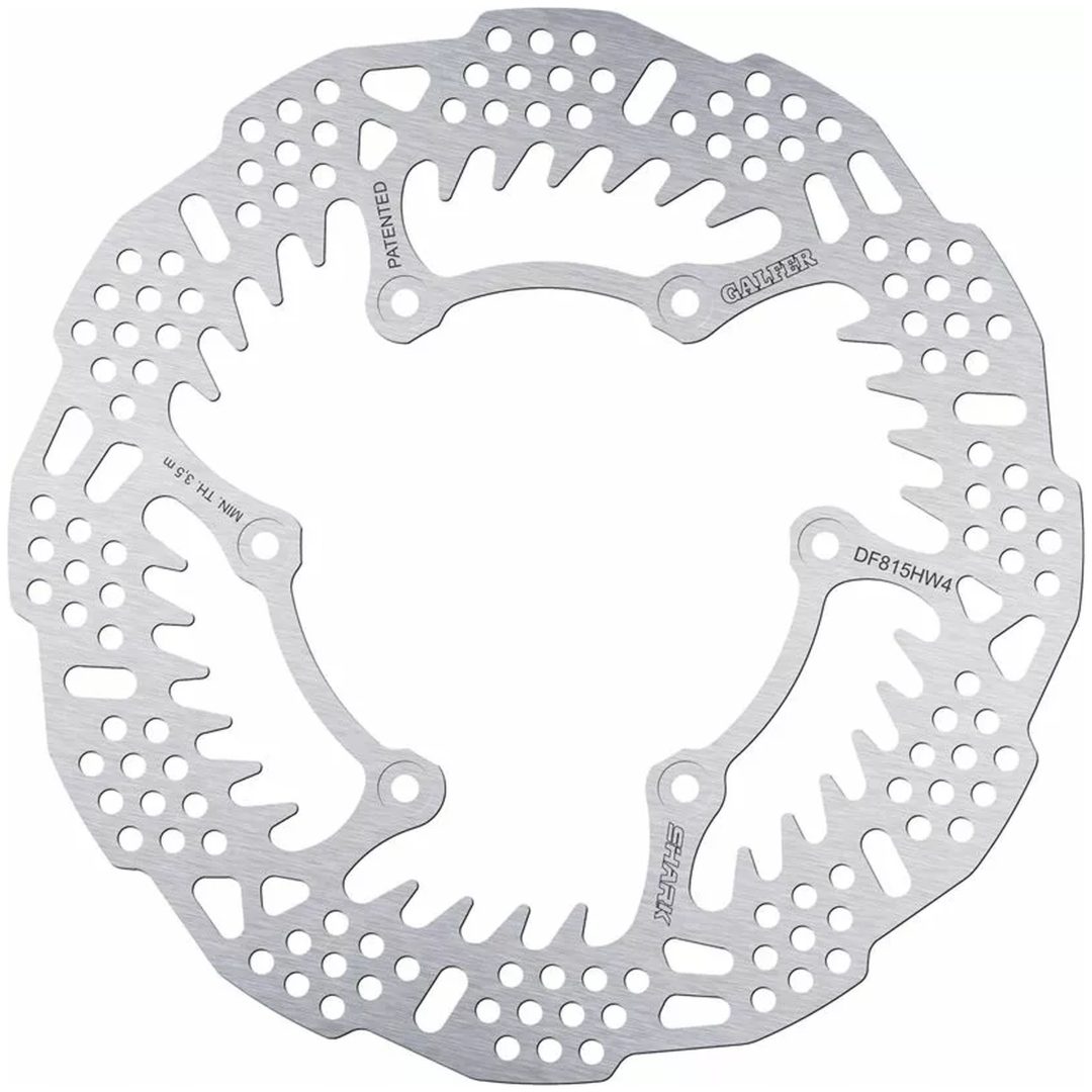 Bromsskiva Shark Fin Silver GALFER
