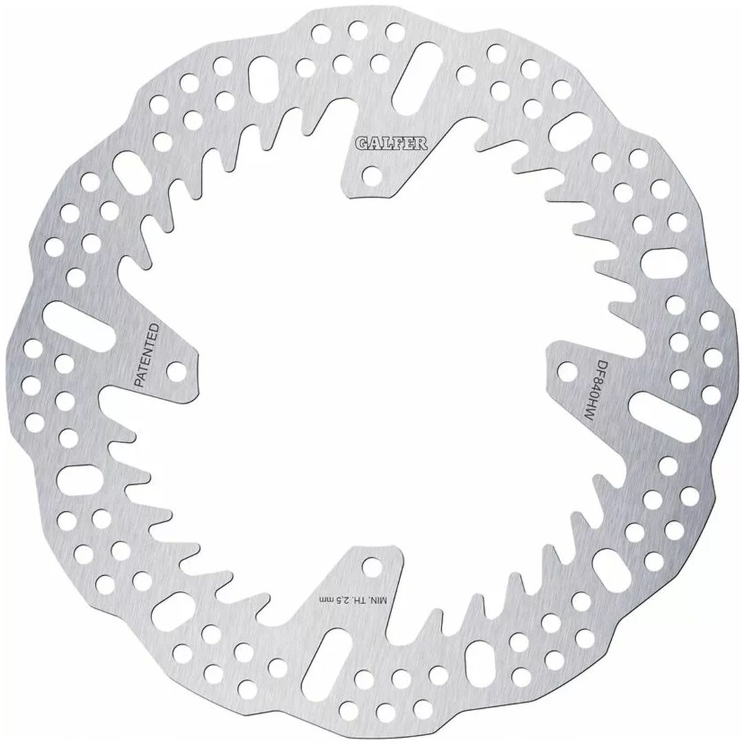 Bromsskiva Shark Fin Silver GALFER