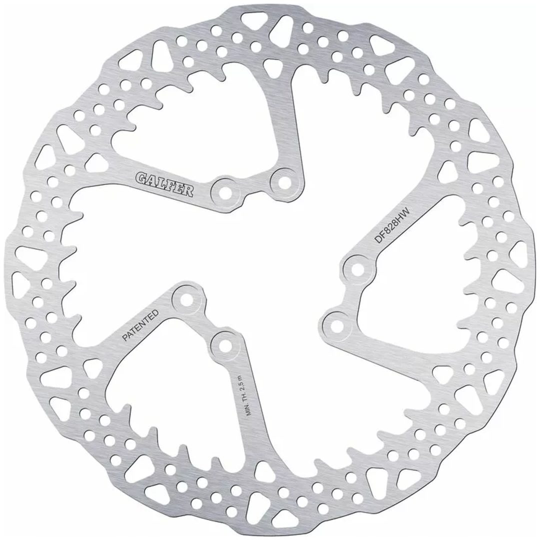 Bromsskiva Shark Fin Silver GALFER
