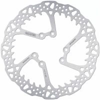 Bromsskiva Shark Fin Silver GALFER