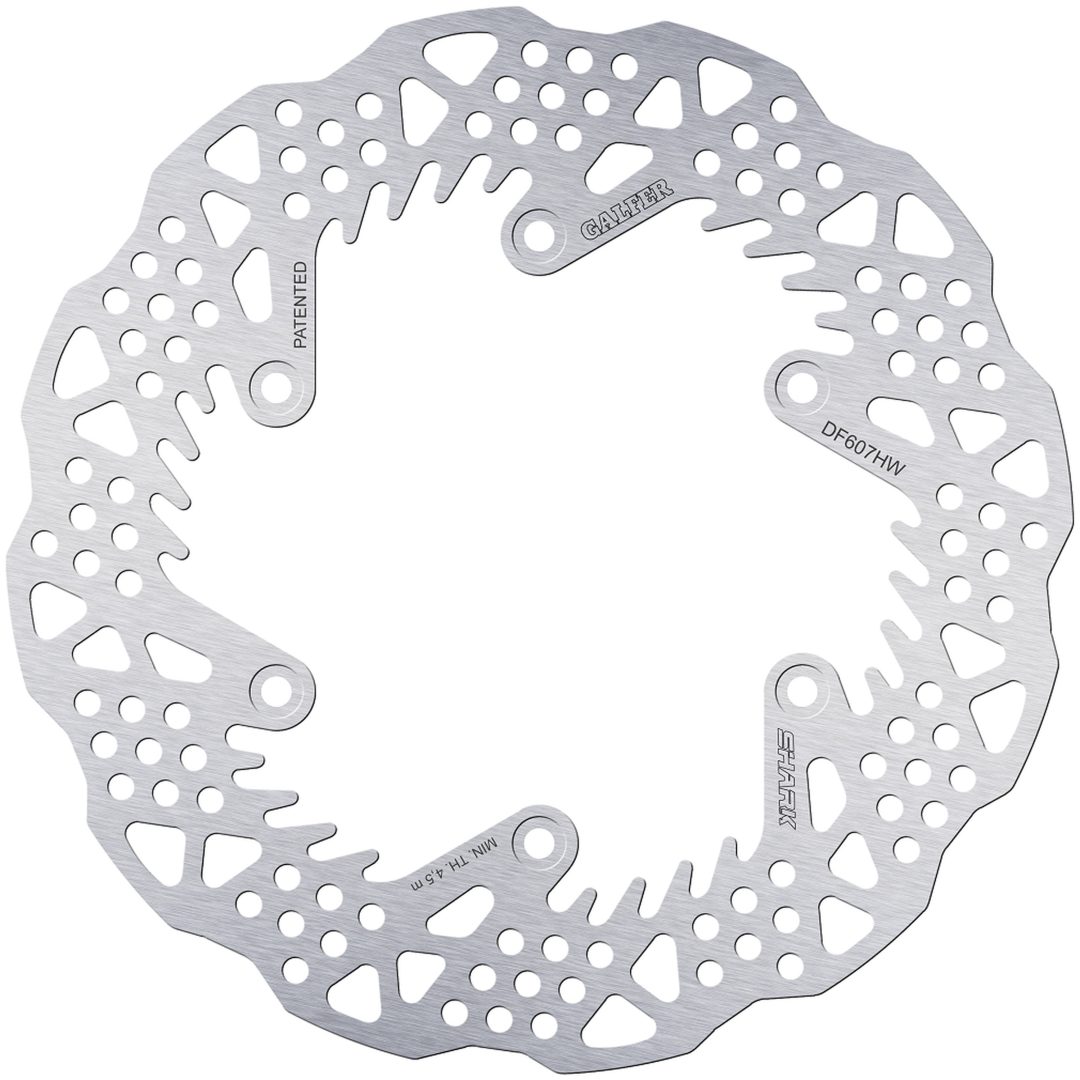 Bromsskiva Shark Fin Silver GALFER Bromsskiva