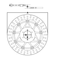 Bromsskiva Standard Bak TRW