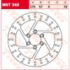Bromsskiva Standard Bak TRW Bakre – miniatyr 1