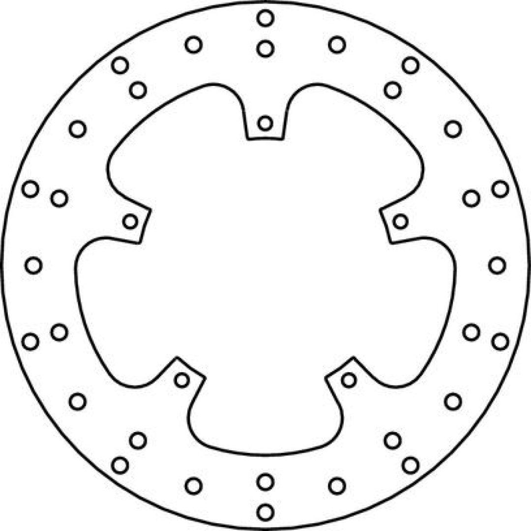 Bromsskiva Standard Bak TRW BRAKE DISC TRW MST398