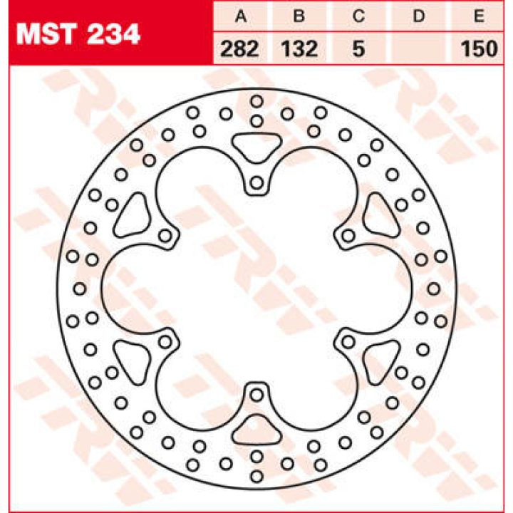 Bromsskiva Standard TRW Fast – bild 2