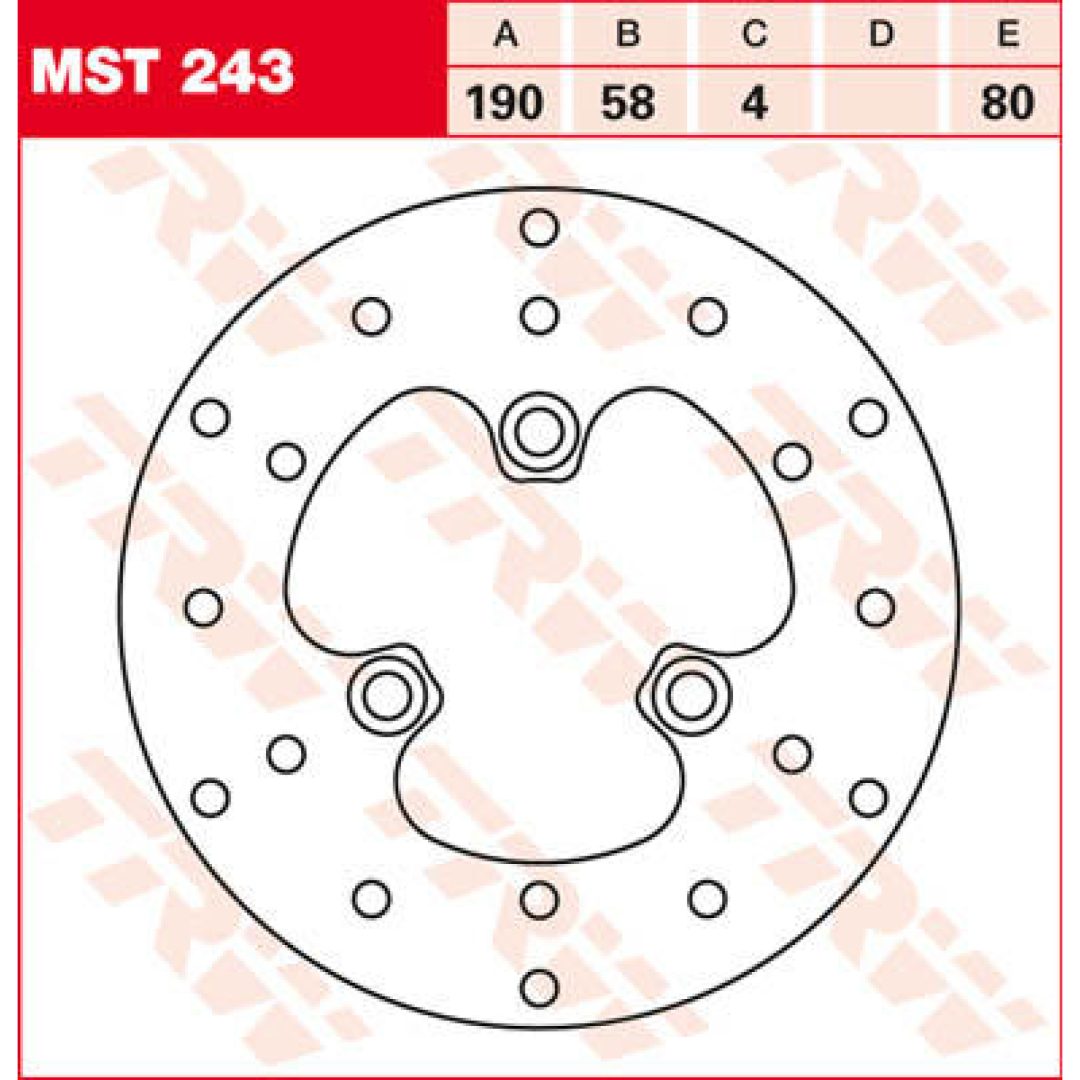 Bromsskiva Standard TRW Fram | Bak – bild 2