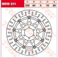 Bromsskiva Standard TRW