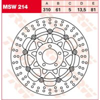 Bromsskiva Standard TRW
