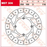 Bromsskiva Standard TRW