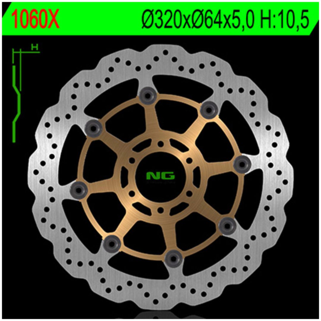 Bromsskiva Wave Flytande NG BRAKE DISC