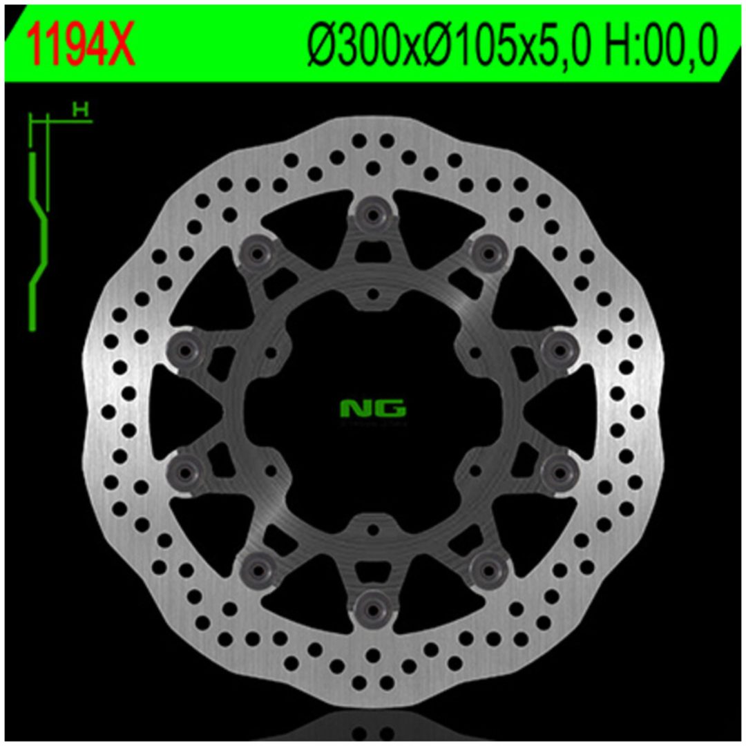 Bromsskiva Wave Flytande NG BRAKE DISC