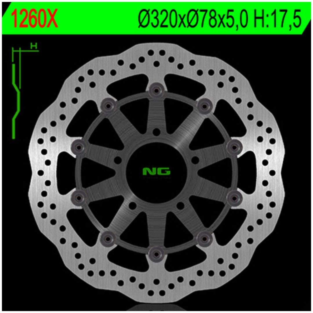 Bromsskiva Wave Flytande NG BRAKE DISC