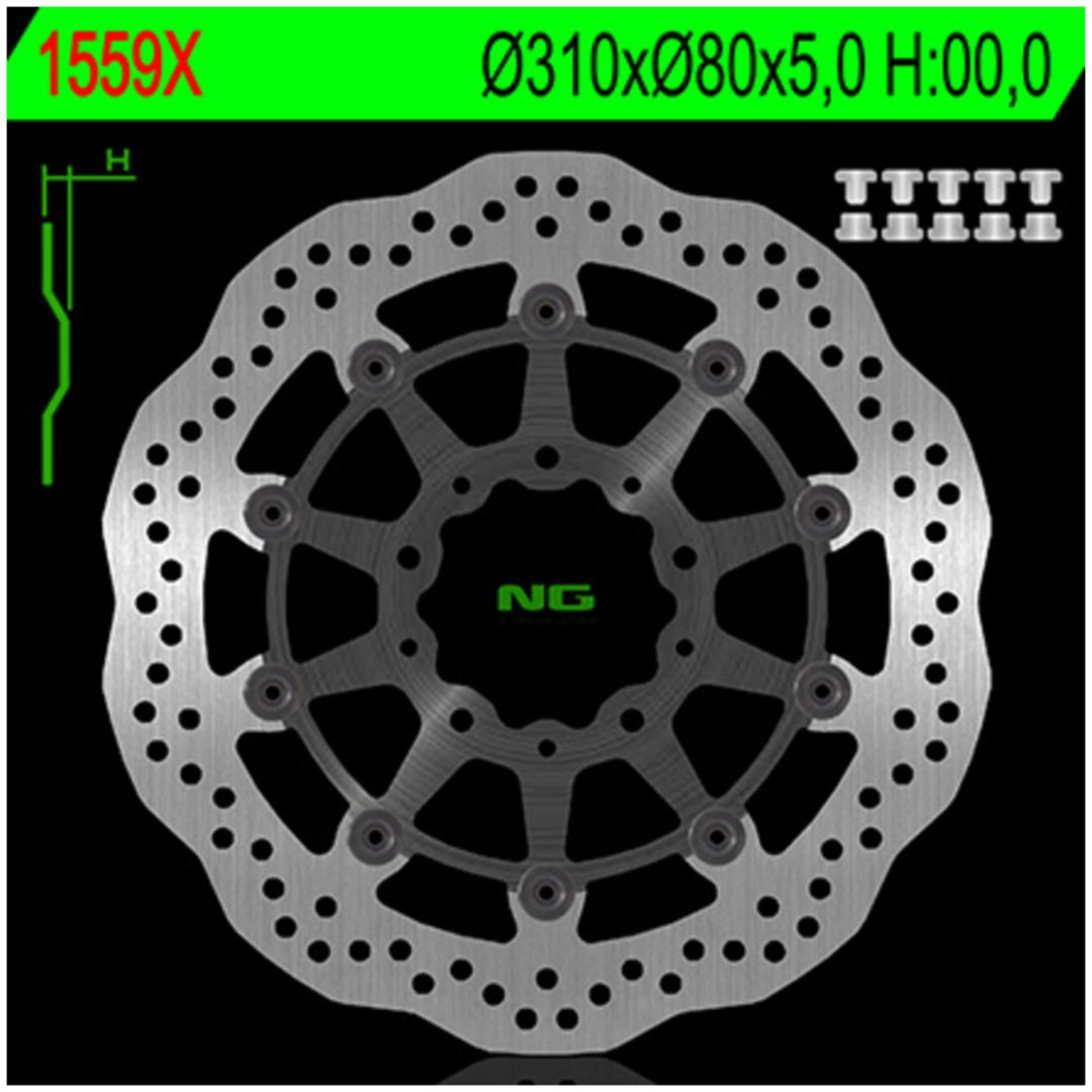 Bromsskiva Wave Flytande NG BRAKE DISC