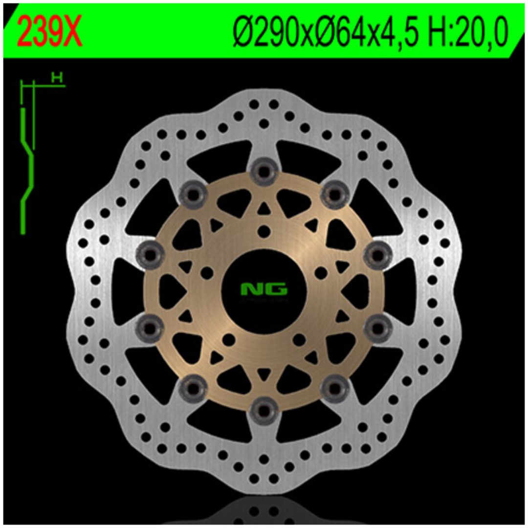 Bromsskiva Wave Flytande NG BRAKE DISC