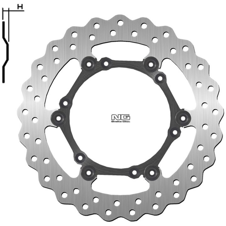 Bromsskiva Wave Flytande NG BRAKE DISC – bild 2