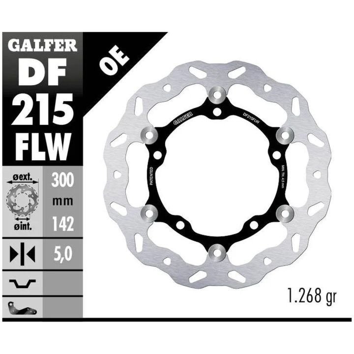 Bromsskiva Wave Semi-flytande GALFER Bromsskiva – bild 3
