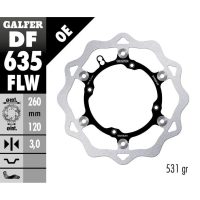 Bromsskiva Wave Semi-flytande GALFER