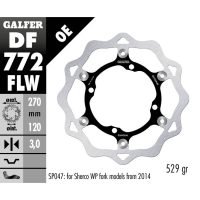 Bromsskiva Wave Semi-flytande GALFER
