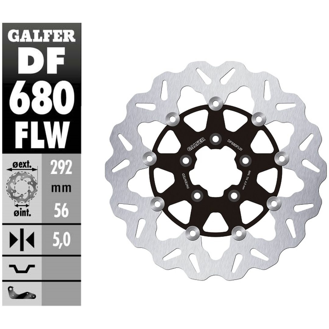 Bromsskiva Wave Semi-flytande GALFER Bromsskiva – bild 2