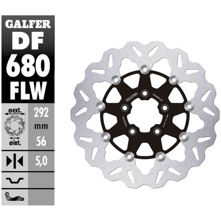 Bromsskiva Wave Semi-flytande GALFER Bromsskiva – bild 2