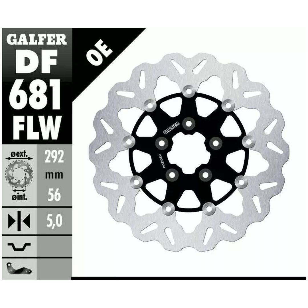 Bromsskiva Wave Semi-flytande GALFER Bromsskiva – bild 2