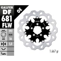 Bromsskiva Wave Semi-flytande GALFER